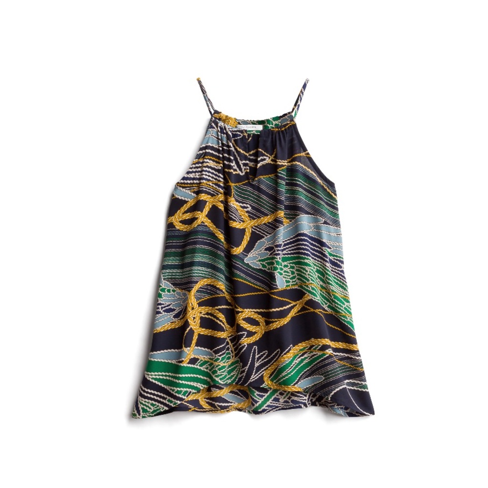 Collective Concepts Karissa Halter Blouse - Navy